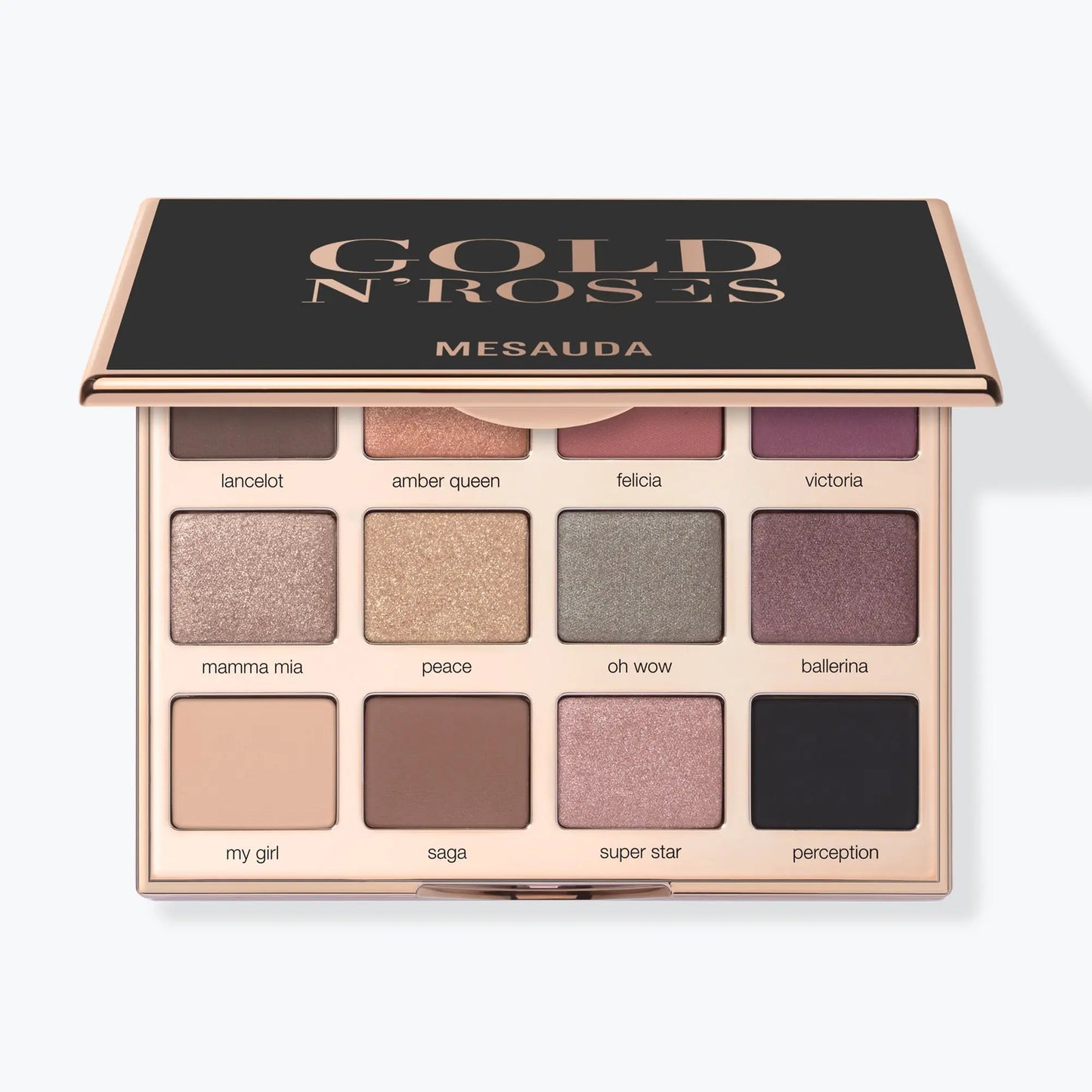 GOLD N'ROSES - PALETTE 12 OMBRETTI COMPATTI