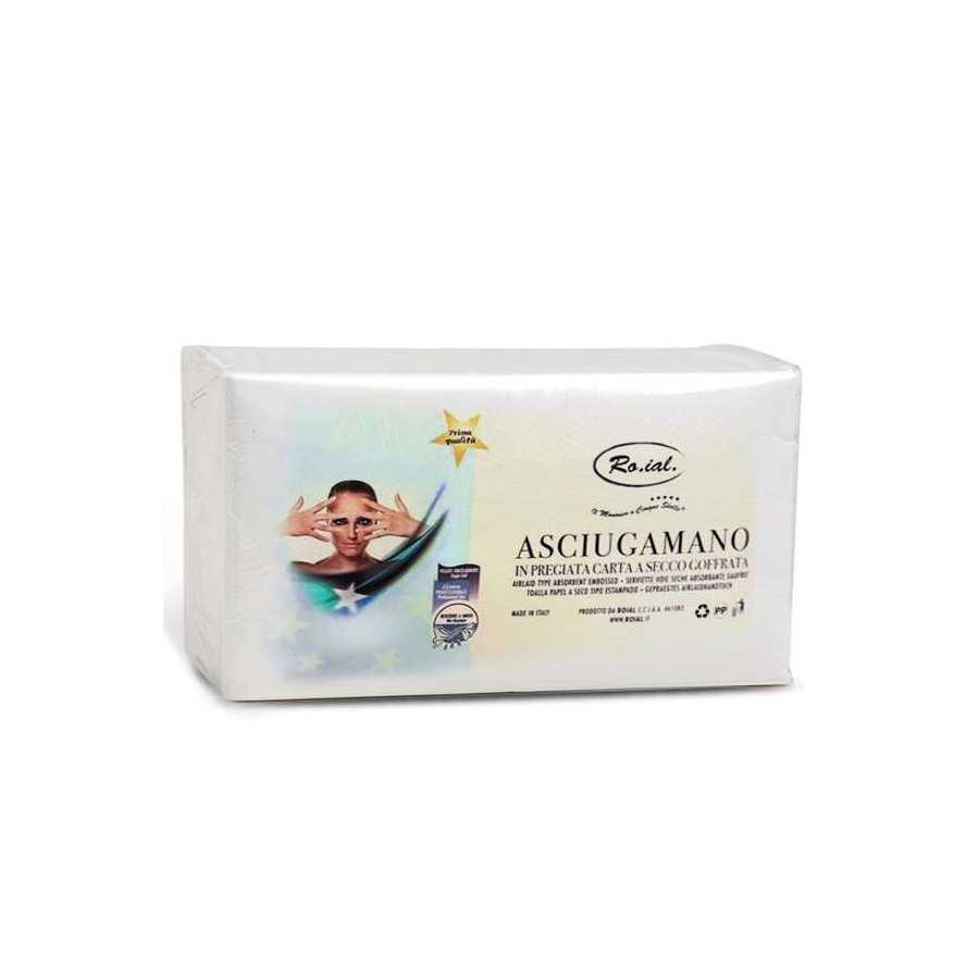 Ro.ial Asciugamani Carta a Secco Groffato 40x70 60pz