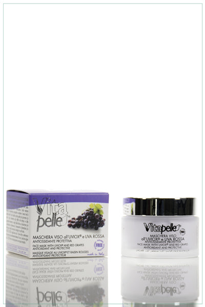 Maschera viso all'UVIOX e UVA ROSSA - Vita Pelle