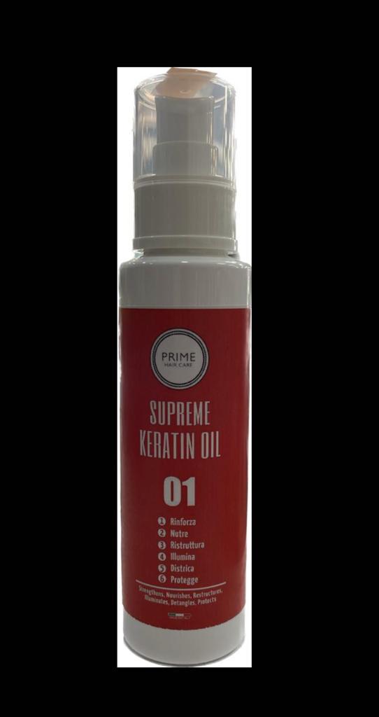 PRIME SUPREME KERATIN OIL liscio/riccio 100ml