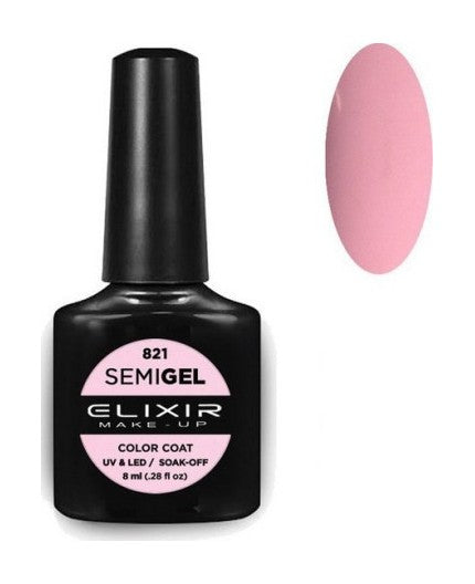 Elixir Semigel 8ml - Piggy Pink 821
