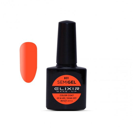 Elixir Semigel 8ml - Portland Orange 831