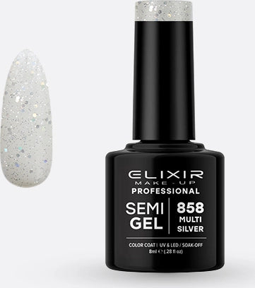 Elixir Semigel 8ml - Multi Silver 858
