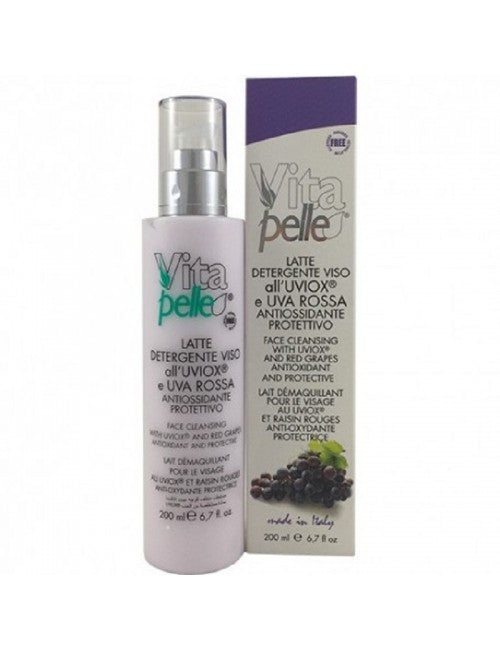 Vita pelle- latte detergente all’Uviox e Uva Rossa 200Ml
