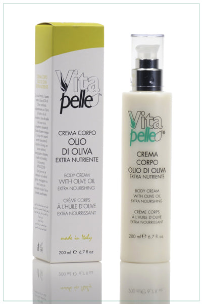 Vita pelle-Crema corpo olio di oliva extra nutriente